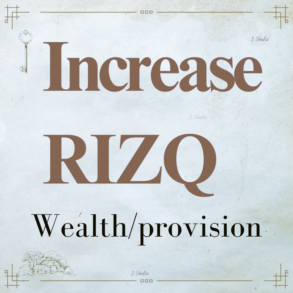 Cool_Ustaz's tweet photo. Increase RIZQ Wealth &amp; Provision. 💫

-Thread 🧵 https://t.co/FohY8yz7pc