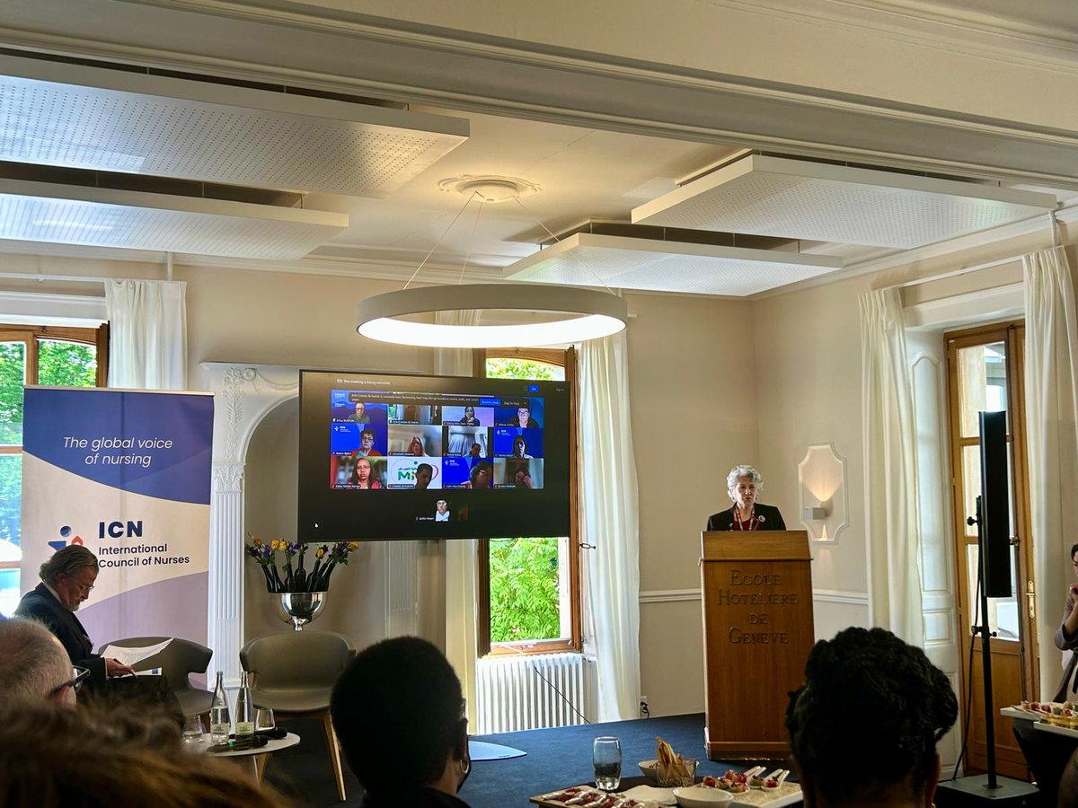 ICN (@icnurses) on Twitter photo ICN President <a href="/PamCiprianoRN/">PamCipriano</a> at <a href="/WHO/">World Health Organization (WHO)</a> #WHA78 ICN Luncheon: “We come together as one #nursing community in these challenging times to spread our influence. Govts need to hear our voices, there is no #health w/o #nurses. The return on investment is huge when nurses are supported.” ICN President <a href="/PamCiprianoRN/">PamCipriano</a> at <a href="/WHO/">World Health Organization (WHO)</a> #WHA78 ICN Luncheon: “We come together as one #nursing community in these challenging times to spread our influence. Govts need to hear our voices, there is no #health w/o #nurses. The return on investment is huge when nurses are supported.”
