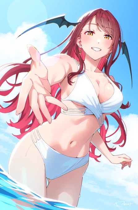 VTuberのAdmyra Wyvernhartさんを描かせていただきました! #Skeb #Commission より