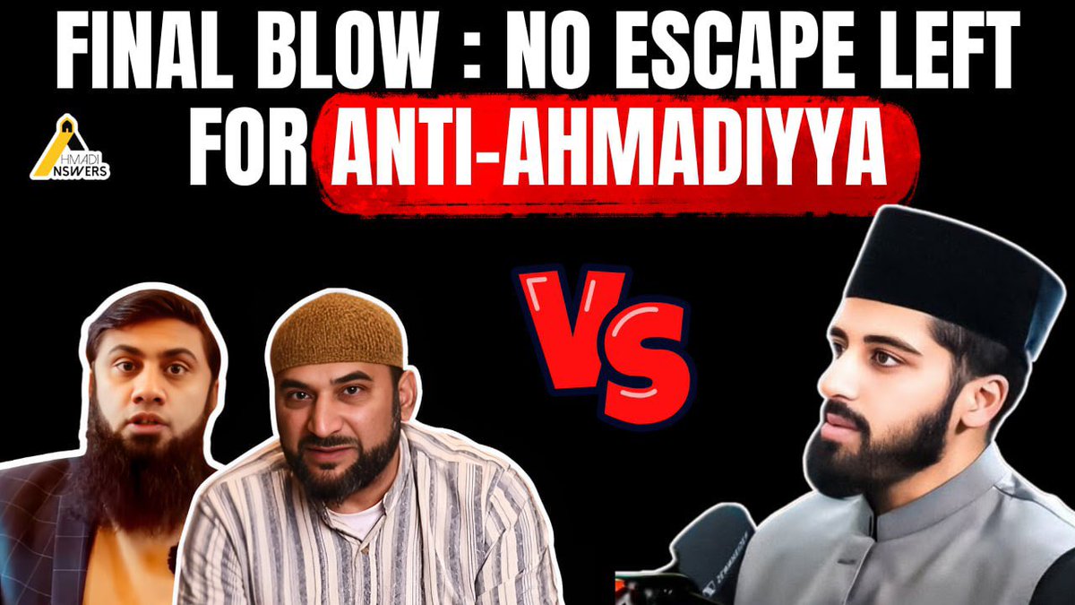 LIVE STREAM: Final Blow and Decisive Victory for True Islam: No Escape Left for Anti-Ahmadiyya

youtube.com/watch?v=4NDqbh…