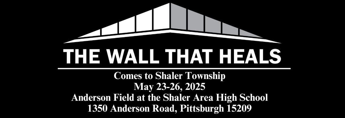 Today is the day, the Vietnam War - Wall That Heals arrives in Shaler Township! Please, if you are able, “Line the Route!!”
Rt 8 south Richland Mall to Etna and then north on Mt. Royal Blvd to Vilsack Rd, then to Anderson Rd and concluding at Anderson Field at the Shaler HS.