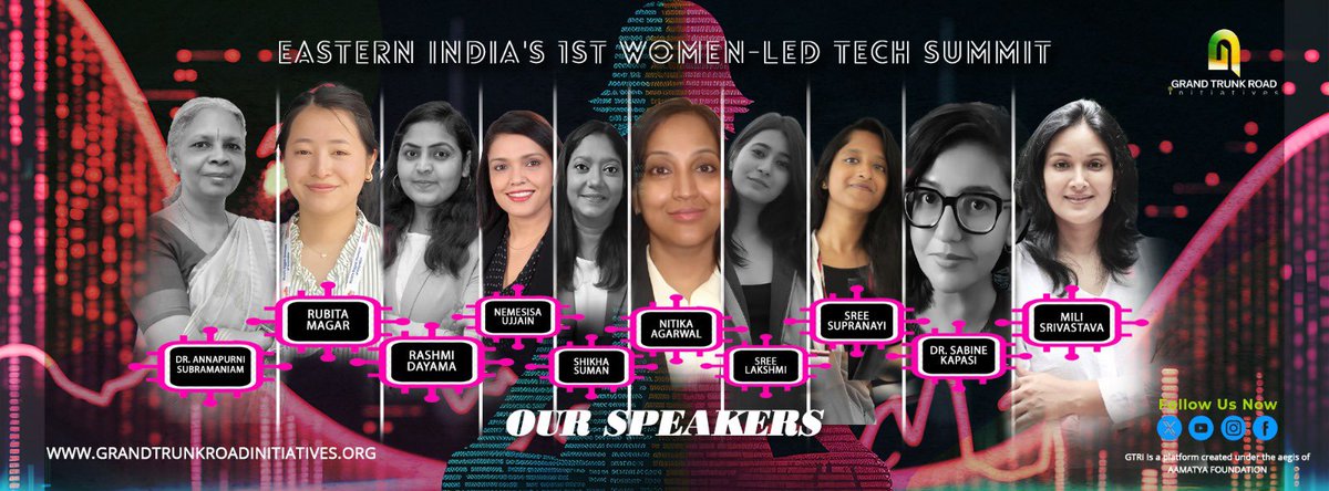 ‘Ideas for Bihar - An Innovation Summit 4.0’
First Ever 
All Women Tech Summit 
Of 
Eastern India

Is going to be hosted
In Patliputra(Modern Patna)
On 24th of this month…!

The Legends Joining In

This is Never Seen Engagement 
Of its Kind.