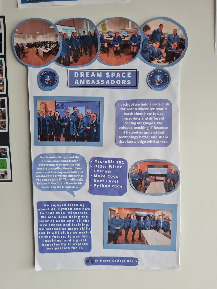 IT:St Mary's College (@stmarysderryit) on Twitter photo Congratulations to our Microsoft Dream Space Ambassadors on their graduation to #MSDreamSpace Specialists! 👏
Now certified as Platinum, they can support fellow students and educators through demos, training, small-group leadership, and one-on-one sessions. 🌟 (1/2) Congratulations to our Microsoft Dream Space Ambassadors on their graduation to #MSDreamSpace Specialists! 👏
Now certified as Platinum, they can support fellow students and educators through demos, training, small-group leadership, and one-on-one sessions. 🌟 (1/2)