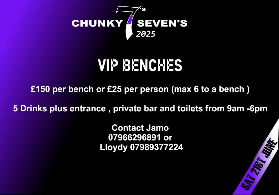 CHUNKY 7s JUNE 2025 (@chunky7srugby) on Twitter photo 