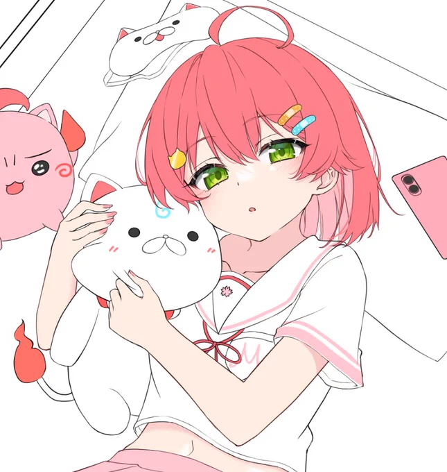 今描いてるみこちかわいい