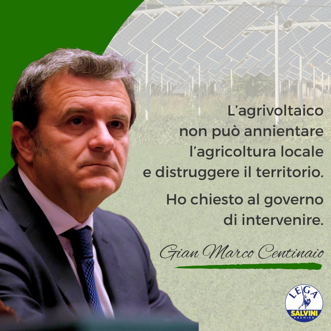 In provincia di Lodi si prepara un'invasione di pannelli agrivoltaici, che minacciano le produzioni tipiche, deturpano il territorio e fanno schizzare i prezzi dei suoli. Ho presentato un'interrogazione al governo per rispondere alle preoccupazioni di cittadini e agricoltori.