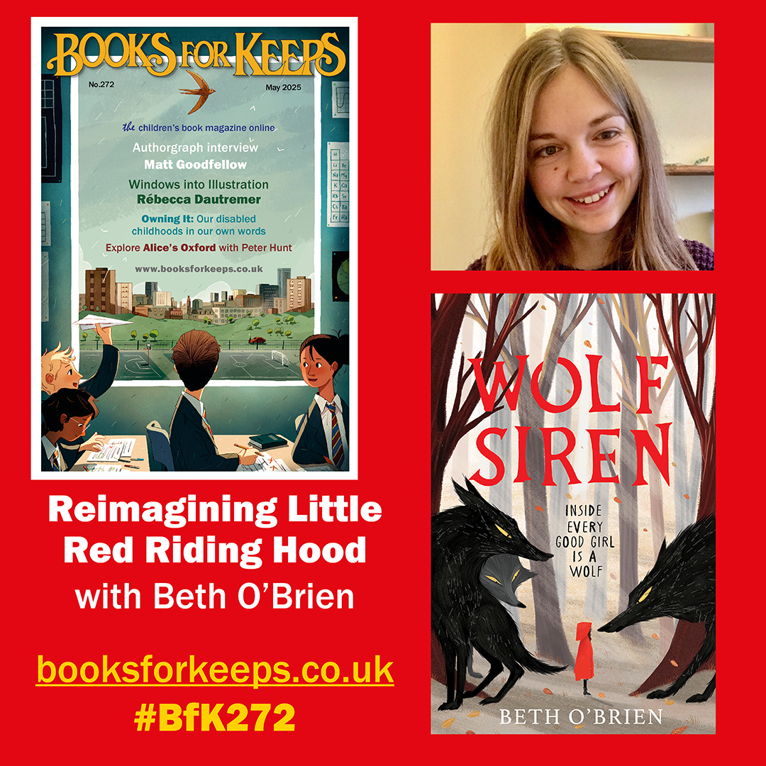 Books for Keeps (@booksforkeeps) on Twitter photo NEW interview: <a href="/bethowriter/">Beth O'Brien</a> discusses her novel Wolf Siren, a reimagining of an iconic fairy tale, with Tanja Jennings #BfK272 #kidlit <a href="/HarperCollinsCh/">HarperCollins Children's Books</a>
booksforkeeps.co.uk/article/reimag… NEW interview: <a href="/bethowriter/">Beth O'Brien</a> discusses her novel Wolf Siren, a reimagining of an iconic fairy tale, with Tanja Jennings #BfK272 #kidlit <a href="/HarperCollinsCh/">HarperCollins Children's Books</a>
booksforkeeps.co.uk/article/reimag…