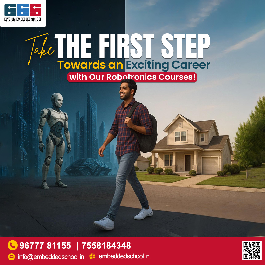 EmbeddedSchool's tweet image. 🚀 Take the first step toward an exciting career in Robotics!
#ElysiumEmbeddedSchool #elysium #roboticscourse #madurai #roboticseducation #stemeducation #arduinocourse #robotics #coding #stem #iot #dprinter #ddesign #roboticscentre #roboticsclass #roboticsclub #roboticscamp