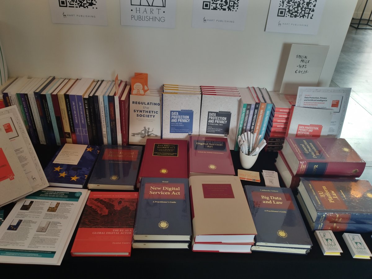 Hart Publishing (@hartpublishing) on Twitter photo Are you attending #CPDP2025 this week? Visit the conference bookshop to browse the 'Computers, Privacy and Data Protection' series. <a href="/Roberta__Bassi/">Roberta Bassi</a> will also be available at the bookshop stand to discuss your projects.
<a href="/CPDPconferences/">CPDP Conferences</a> #CPDP š bit.ly/4mm20Bf Are you attending #CPDP2025 this week? Visit the conference bookshop to browse the 'Computers, Privacy and Data Protection' series. <a href="/Roberta__Bassi/">Roberta Bassi</a> will also be available at the bookshop stand to discuss your projects.
<a href="/CPDPconferences/">CPDP Conferences</a> #CPDP š bit.ly/4mm20Bf