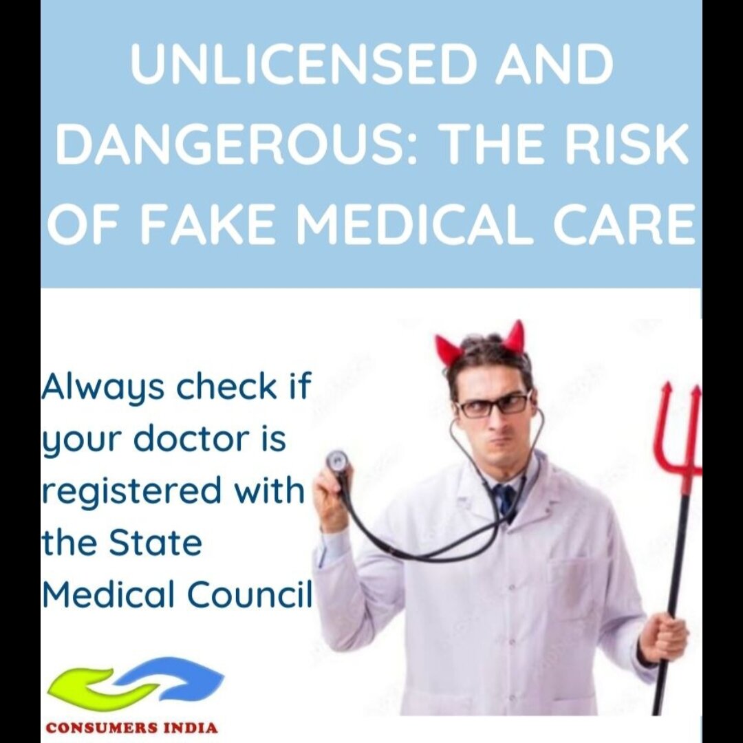 Consumers India (@consumersindia) on Twitter photo Beware of Fake Doctors Playing with Lives of Patients!
As per WHO Report (2016), 57.3% of those practicing allopathic medicine did not have any medical qualification. Such fake-doctor-patient encounters have led to even fatal outcomes!
#fake #FakeDoctor
drjayashreegupta.blogspot.com/2024/05/beware⦠Beware of Fake Doctors Playing with Lives of Patients!
As per WHO Report (2016), 57.3% of those practicing allopathic medicine did not have any medical qualification. Such fake-doctor-patient encounters have led to even fatal outcomes!
#fake #FakeDoctor
drjayashreegupta.blogspot.com/2024/05/bewareā¦