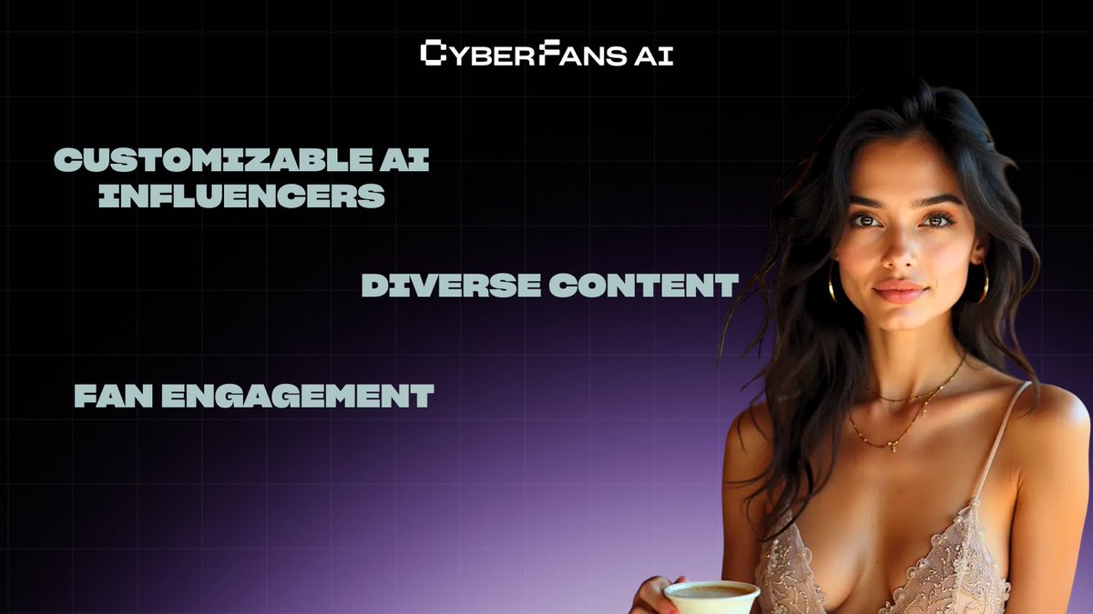 CyberFansAI's tweet image. 🚀 Why do AI influencers need decentralization — and how are we fixing it? 🤖

Big Tech owns today’s AI creators.
One ban = game over. No freedom. No ownership.

So CyberFanAI&apos;s a new playground for decentralized AI influencers: 🕒💡
- Create + customize AI influencers
- Automate…