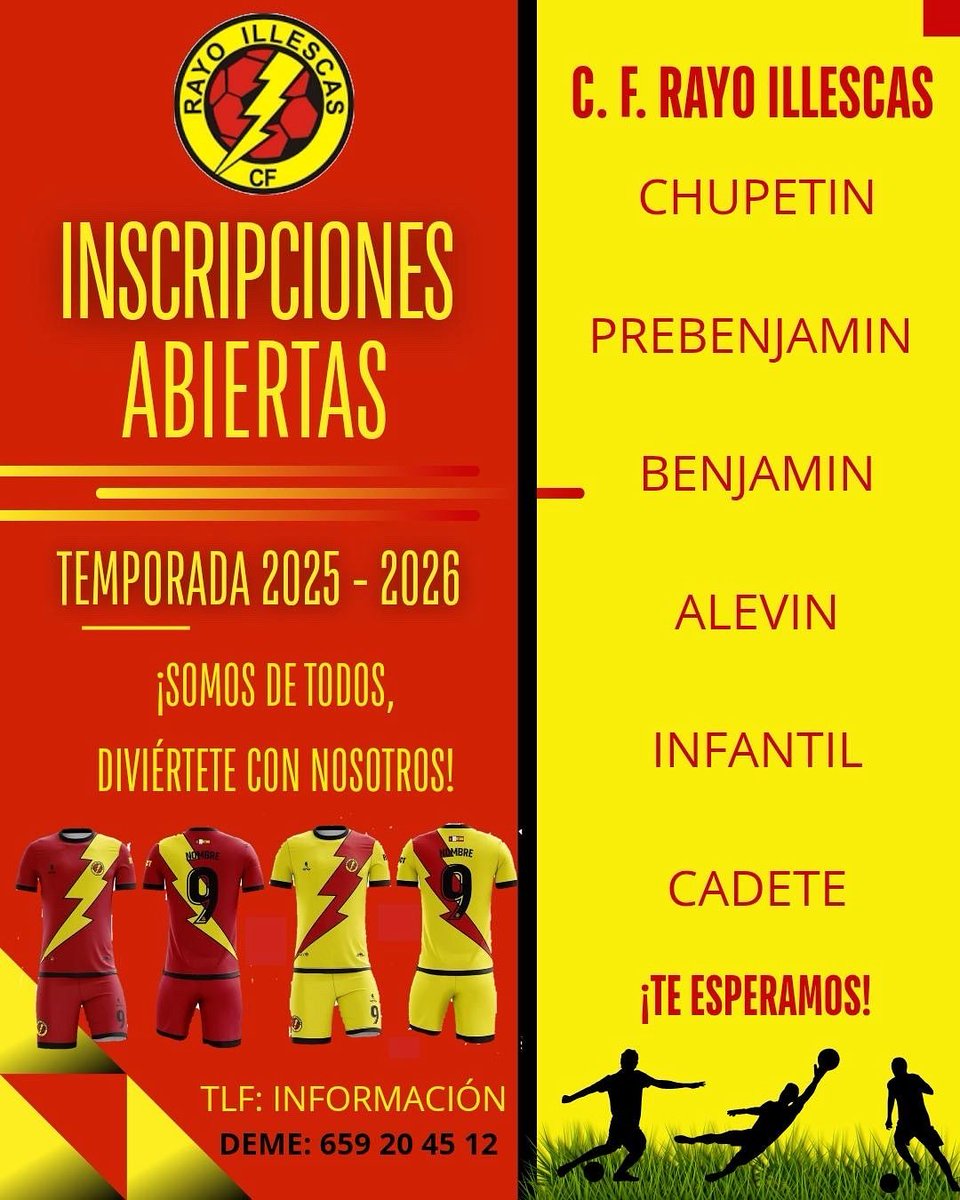 CFRAYOILLESCAS's tweet photo. Tenemos la fuerte convicción de que la formación de nuestros/as alumnos/as está por encima de cualquier resultado deportivo. Por eso empleamos todos nuestros conocimientos y experiencia profesional en mejorarles más allá de las aptitudes deportivas. 
Teléfono 659204512. https://t.co/N0A3KsOvrw