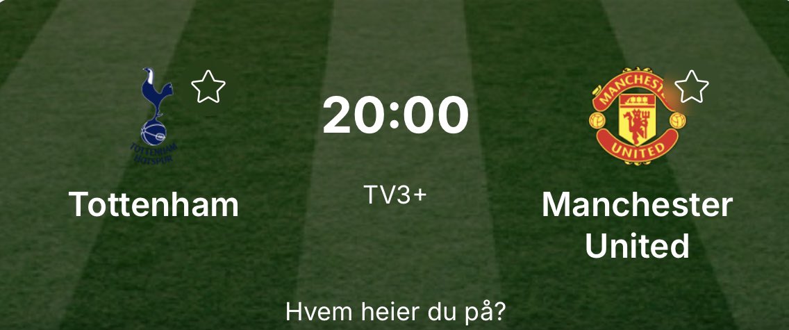 VIPPS 1000KR - TIPPEKONK💸

EL - FINALE😎⚽️

TOTTENHAM - MANCHESTER U

Gjør følgende:

🔸Kommenter resultatet.
🔸Antall gule kort?
🔸Retweet/like og følg meg
🔸Ha konto/lag deg en konto hos VINN via link her: wleuroearners.adsrv.eacdn.com/C.ashx?btag=a_…

🎯 1000kr på vipps til samtlige med full pott!