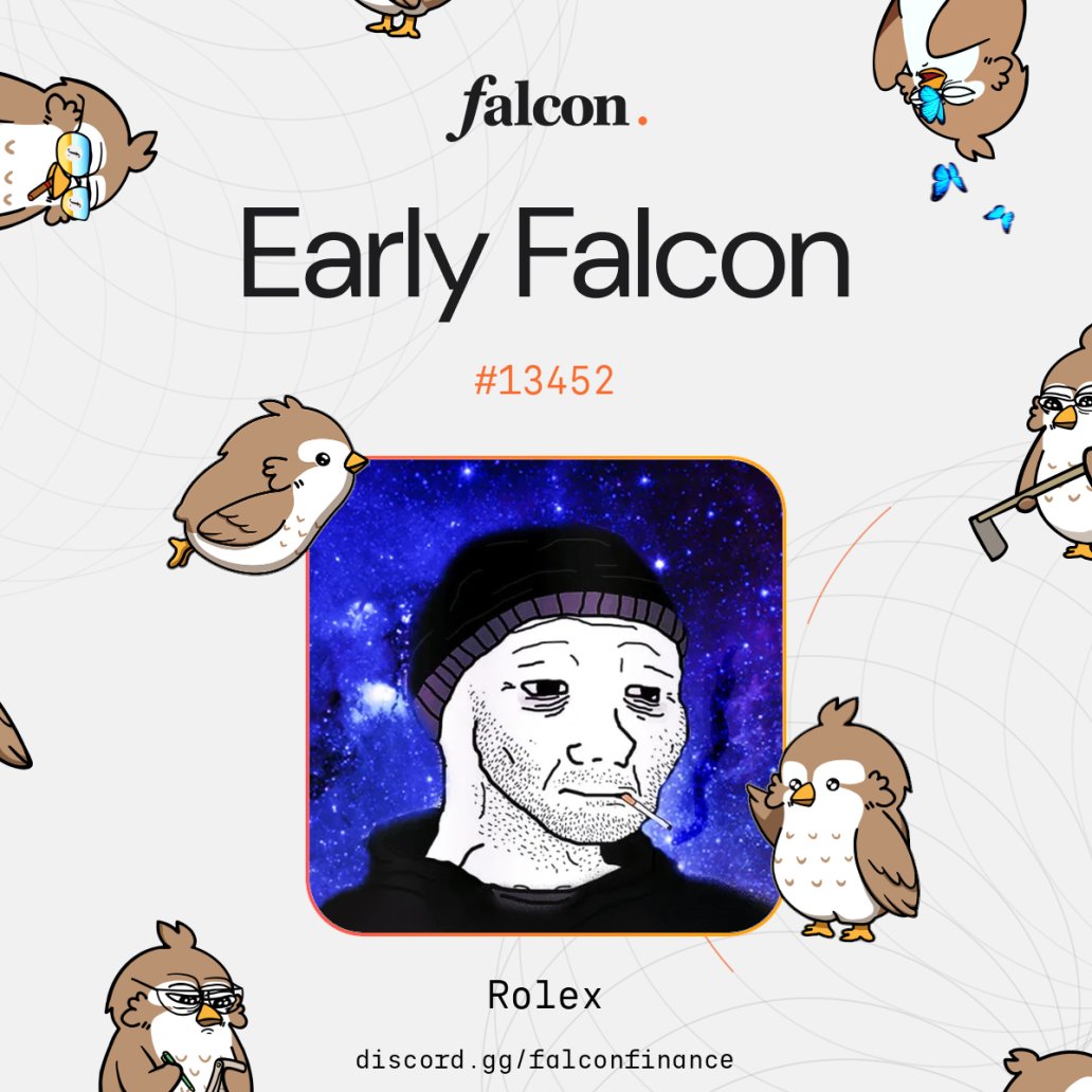 Early Falcon Reporting.

Making Yield Great Again  🦅⛽️

with @FalconStable.