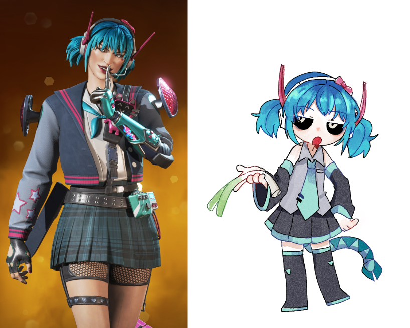 myoutrix's tweet photo. hatsune alter (i tried) https://t.co/kIC6Nbebtk
