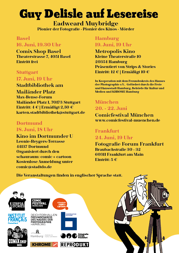 Guy Delisle kommt im Juni auf Tour