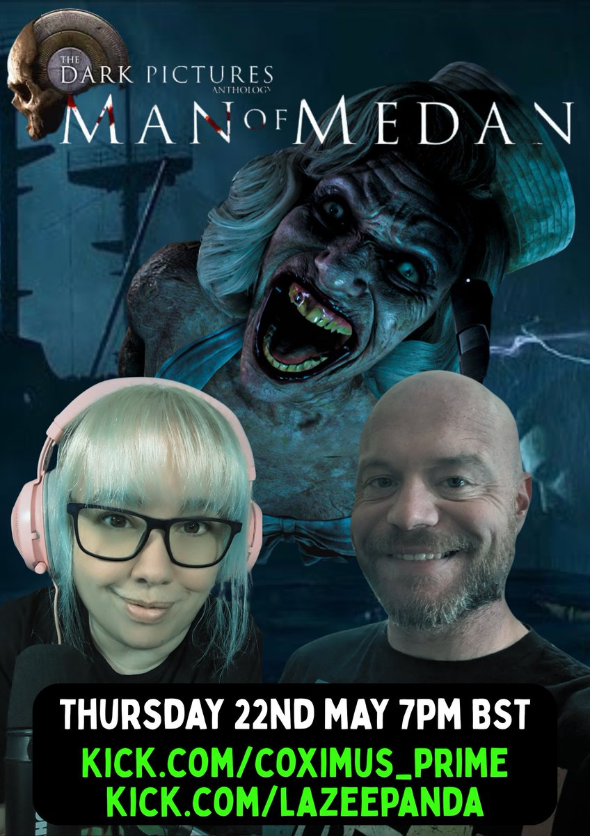 itslazeepanda's tweet photo. I absolutely love the Dark Pictures Anthology and Im excited to be playing through them live on Kick for the first time with @0Coximus_Prime, Every Thursday evening at 7pm BST starting tomorrow with Man of Medan!! Be There!!
LazeePanda on Kick #KickPartner #KickHorror https://t.co/kJkI2l8uLG