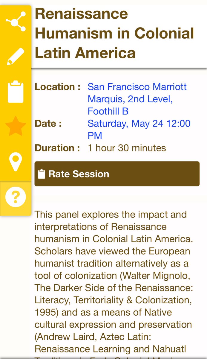 DavidTavarez_B's tweet photo. Come hear some wonderful new work on Indigenous Humanism in the colonial Americas! Our LASA panel will be on Saturday at 12pm (Marriott Marquis, Foothill B), and, as shown below, I am in very good company! https://t.co/L32lYsoeHr