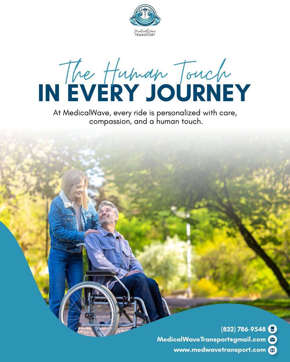 medwavetransp's tweet photo. 💙 Every passenger matters.
More than just a ride — we prioritize comfort, dignity &amp; care.
🚑 Routine or special needs, we’re here for your safe journey.
📞 Book your ride with MedicalWave today.
#medicaltransport #compassionateride #patientcare #safejourney https://t.co/vtXZQmBTtU