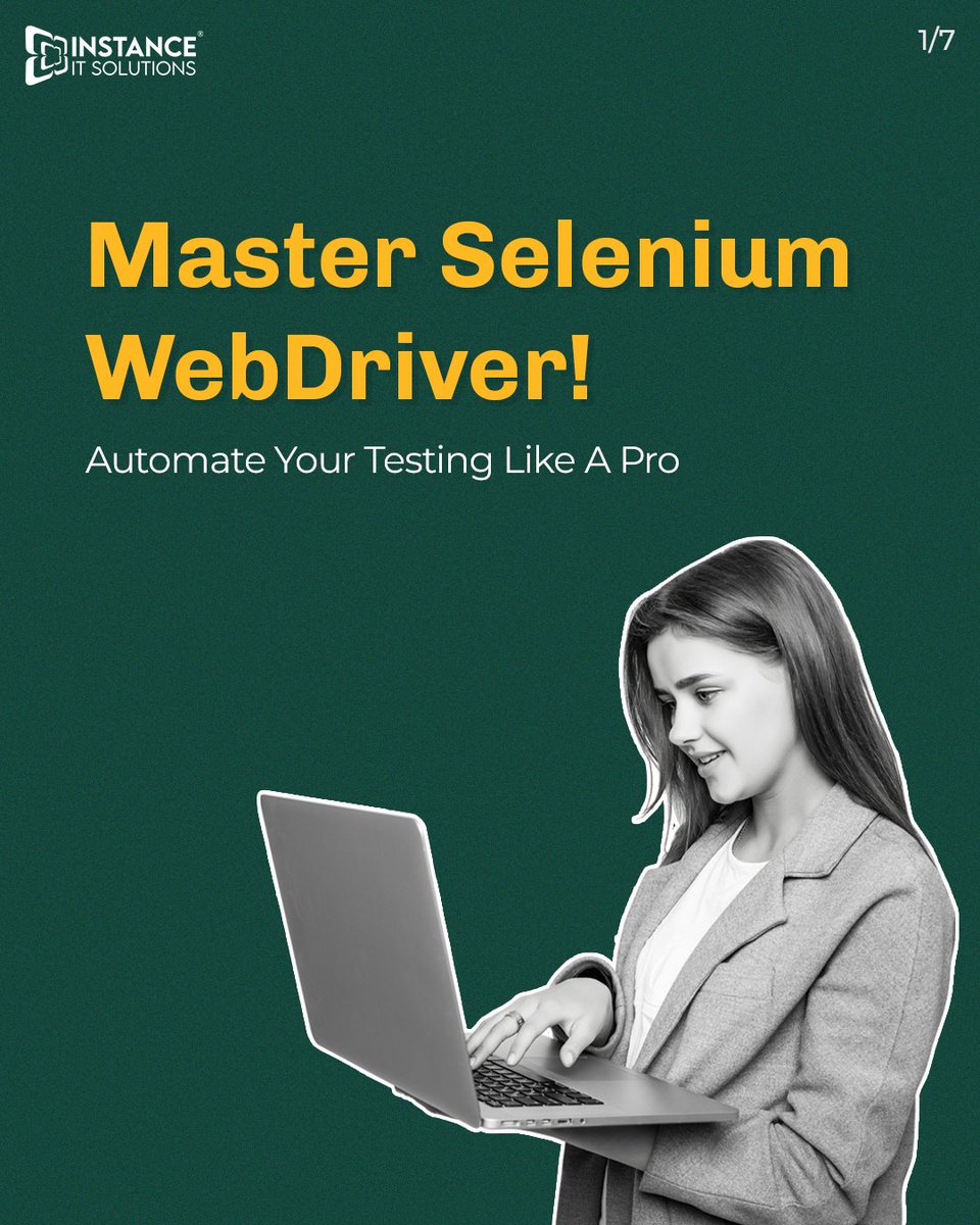 instance_it's tweet image. 🚀 Master Selenium WebDriver Like a Pro!

➡️Swipe through and save this for your learning journey!

📍 Follow: @instanceitofficial
🌐 Visit: instanceit.com
📞 Contact: +91 7862034603

#SeleniumWebDriver #AutomationTesting #LearnSelenium #JavaForTesters #XPath #InstanceIT