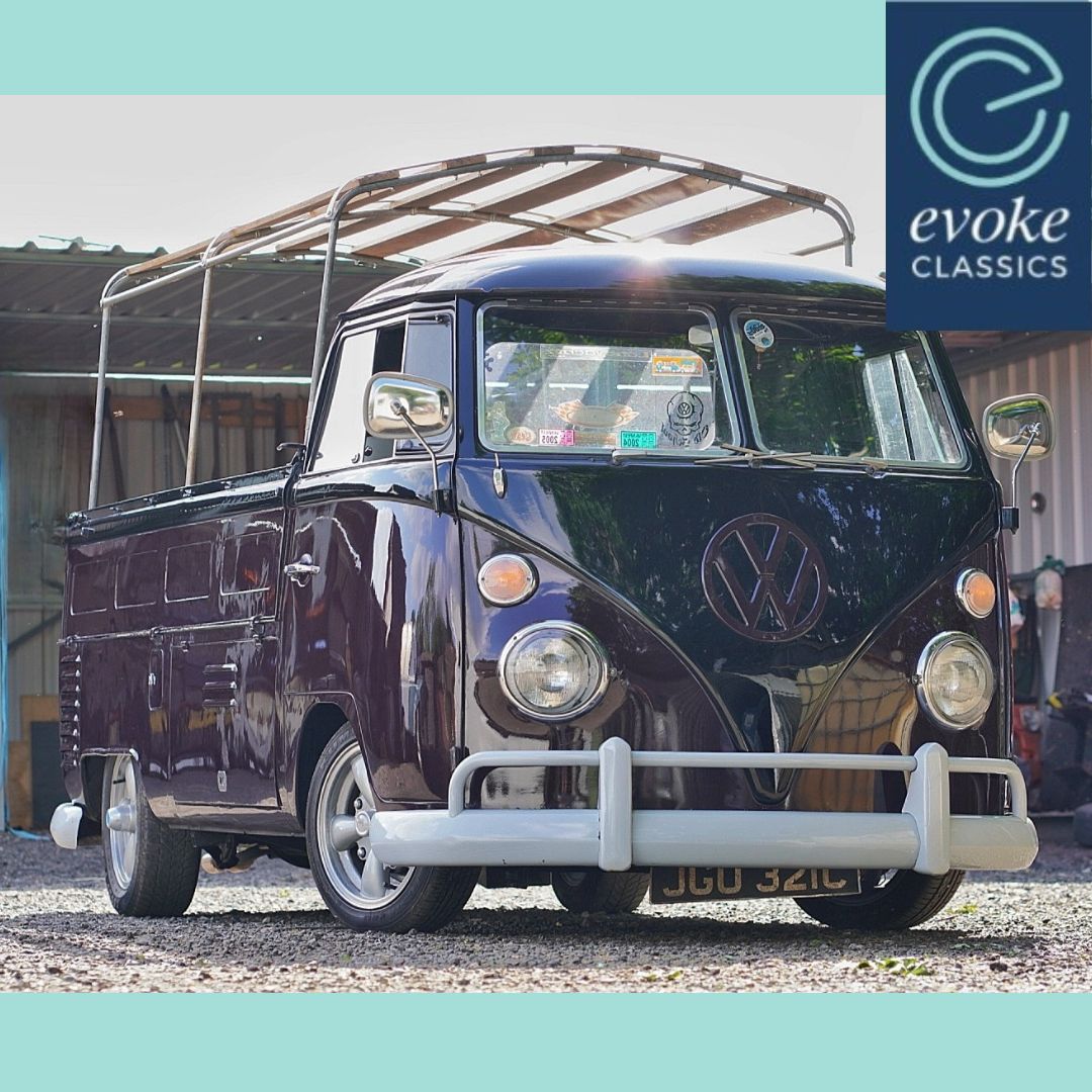 EvokeClassics's tweet photo. LIVE AT AUCTION
1965 Volkswagen Split Screen T1 Pickup
https://t.co/BT56L6xuBh
New 1,914cc twin carb engine
Front brake disc conversion
Safari windows
We understand this is a Californian VW
HPI clear
#VWCamper #VWSplitScreen #Splitscreen #SplitscreenPickUp https://t.co/7ikRb5J5DE