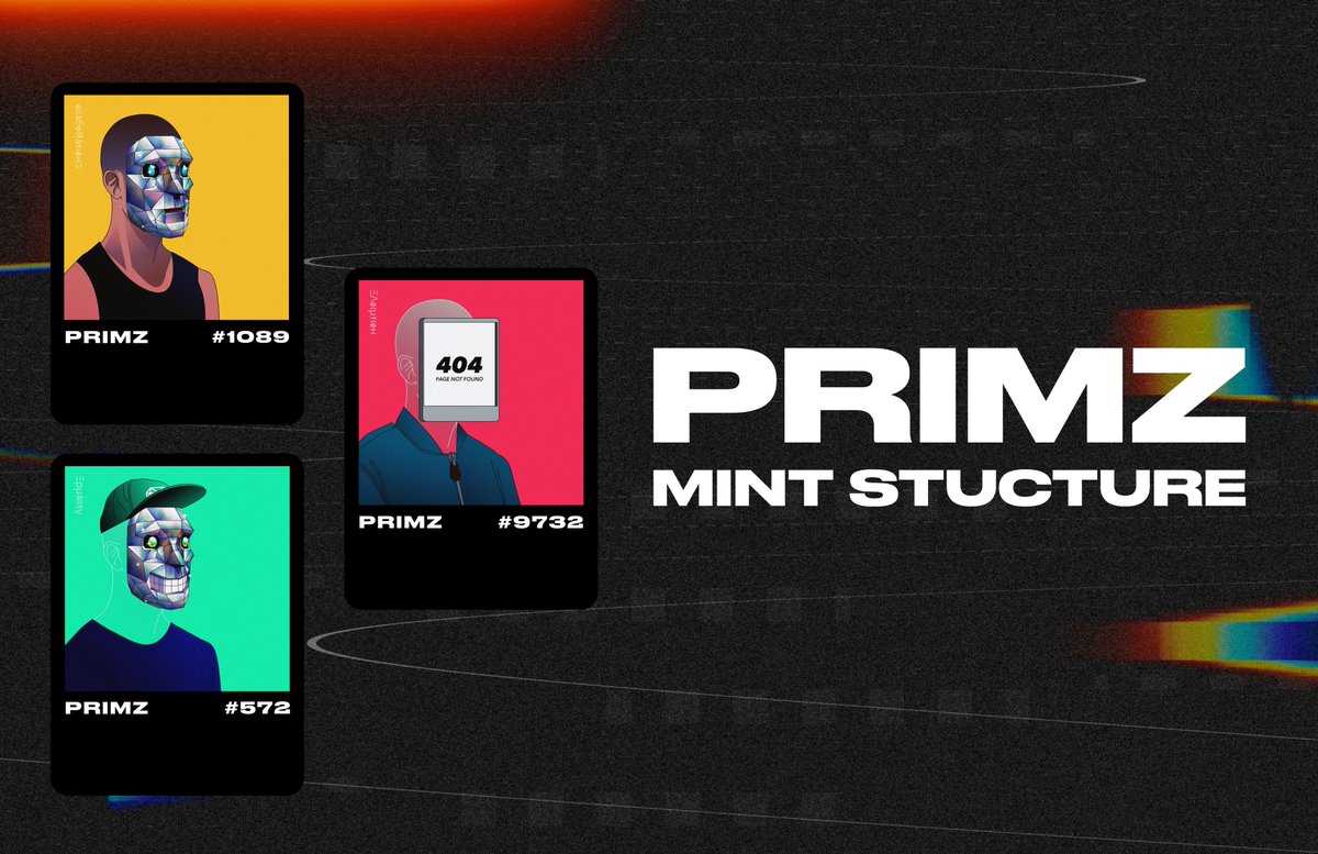 cavos_official's tweet photo. PRIMZ Mint Structure - Everything You Need to Know

The PRIMZ brotherhood opens its doors through a carefully crafted three-phase minting process. Each phase serves a purpose in our community building.

Let's break down exactly how this will work 🧵👇🏼