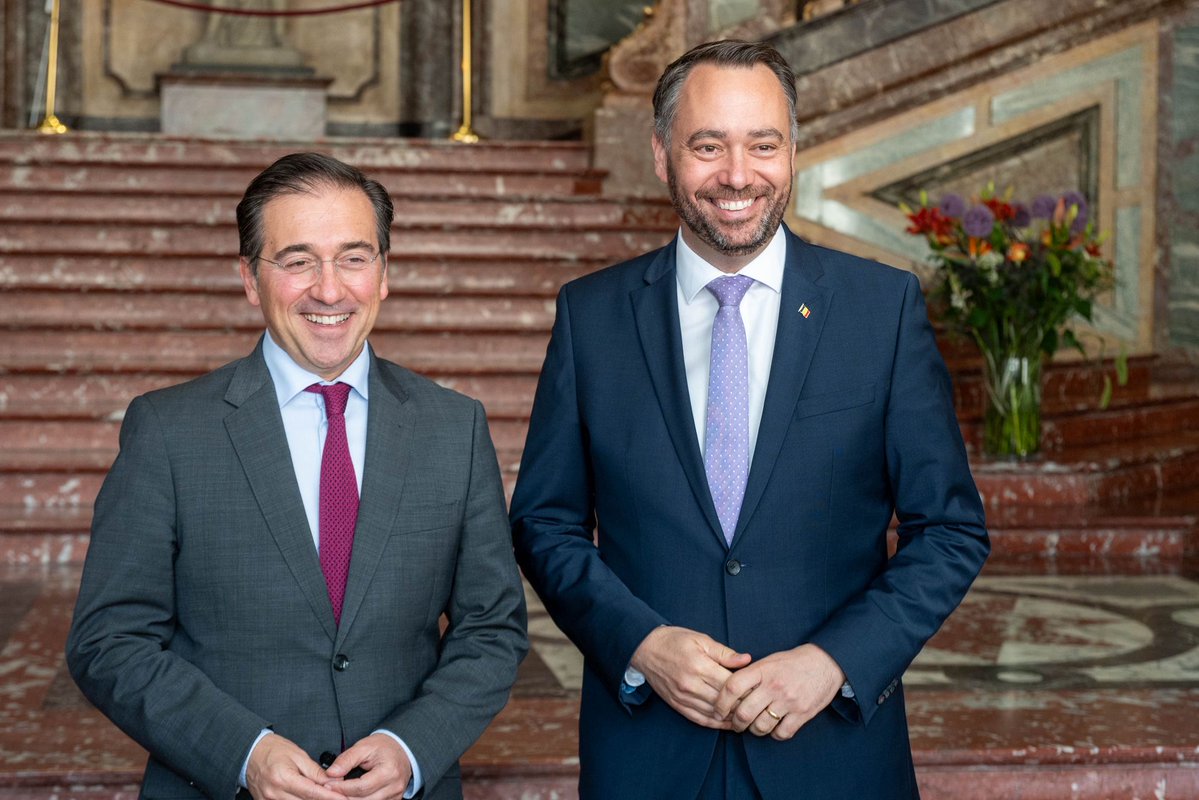 Ministerio de Asuntos Exteriores, UE y Cooperación (@maecgob) on Twitter photo El ministro <a href="/jmalbares/">José Manuel Albares</a> intervino ayer, junto con su homólogo belga, <a href="/prevotmaxime/">Maxime PREVOT</a>, en la presentación del festival #Europalia.
En su 30ª edición, Europalia ha elegido a España como país invitado y a Goya como figura central, poniendo en valor la riqueza cultural de España. El ministro <a href="/jmalbares/">José Manuel Albares</a> intervino ayer, junto con su homólogo belga, <a href="/prevotmaxime/">Maxime PREVOT</a>, en la presentación del festival #Europalia.
En su 30ª edición, Europalia ha elegido a España como país invitado y a Goya como figura central, poniendo en valor la riqueza cultural de España.