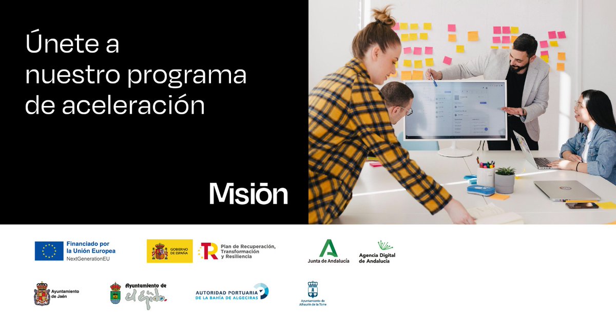 AgenciaDigAnd's tweet image. 🟩 #MISIÓN: Emprendimiento digital en #Andalucía

Programa de aceleración de startups en el marco de #RETECH y #NextGenerationEU.

En sectores:
🔹 Agrotech
🔹 Gaming
🔹 Logística portuaria
🔹 Movilidad inteligente

Hasta el 8/09/2025 misionandalucia.es