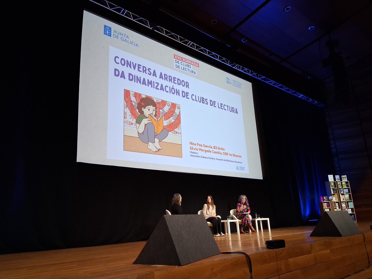 A biblio de Petela (@petelabiblio) on Twitter photo Comezamos as xornadas dos clubs de lectura conversando con Paula Carballeira ,Premio dos clubs de lectura <a href="/PetelaBiblio/">A biblio de Petela</a> <a href="/bescolaresgal/">Bibliotecas escolares de Galicia</a> #clubdelectura #17xcl @paula_carballeira Comezamos as xornadas dos clubs de lectura conversando con Paula Carballeira ,Premio dos clubs de lectura <a href="/PetelaBiblio/">A biblio de Petela</a> <a href="/bescolaresgal/">Bibliotecas escolares de Galicia</a> #clubdelectura #17xcl @paula_carballeira
