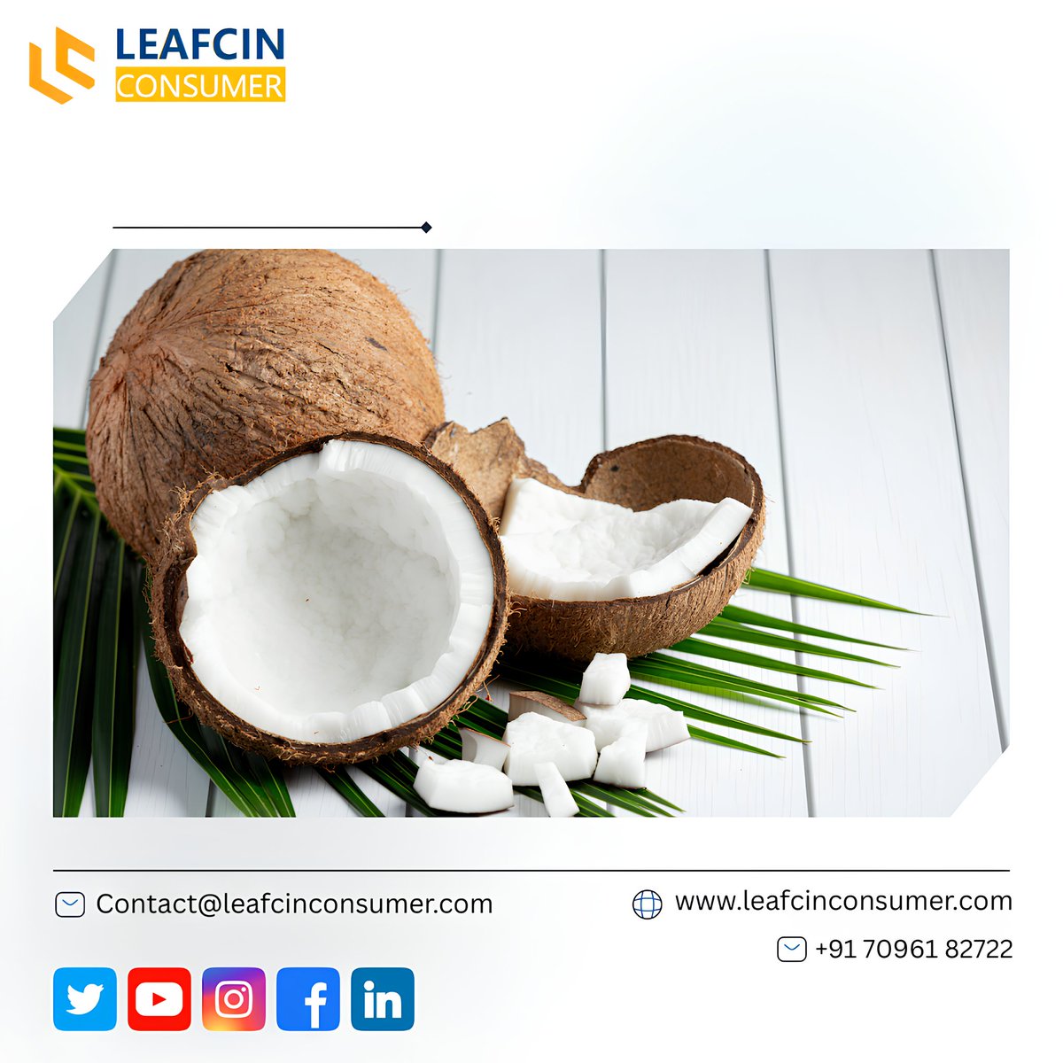 LeafcinConsumer's tweet photo. 📦 Bulk Export | ��� Organic Quality | 🛡️ Hygienic Packing!
📩 contact@leafcinconsumer.com | 
🌐 https://t.co/XaMqeFlCi7 | 
📞 +91 70961 82722

#LeafcinConsumer #GlobalCoconutExport #FreshFromIndia #NaturalIngredients https://t.co/Q5mZmfJd76