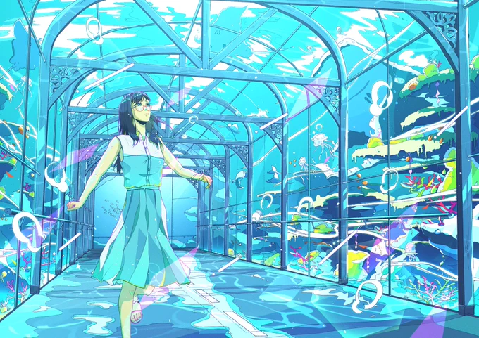#クリエイター様の中に青の作品をお持ちの方はいらっしゃいませんか°∵○✩°。⋆゜ 