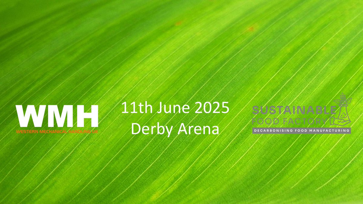 Exciting news! 🌱 WMH will be exhibiting at the Sustainable Food Factory Conference &amp; Exhibition on June 11, 2025, at Derby Arena.
Join us as we showcase cutting-edge solutions for sustainable food manufacturing, alongside industry leaders

🔗 Learn more: buff.ly/tUPXibe