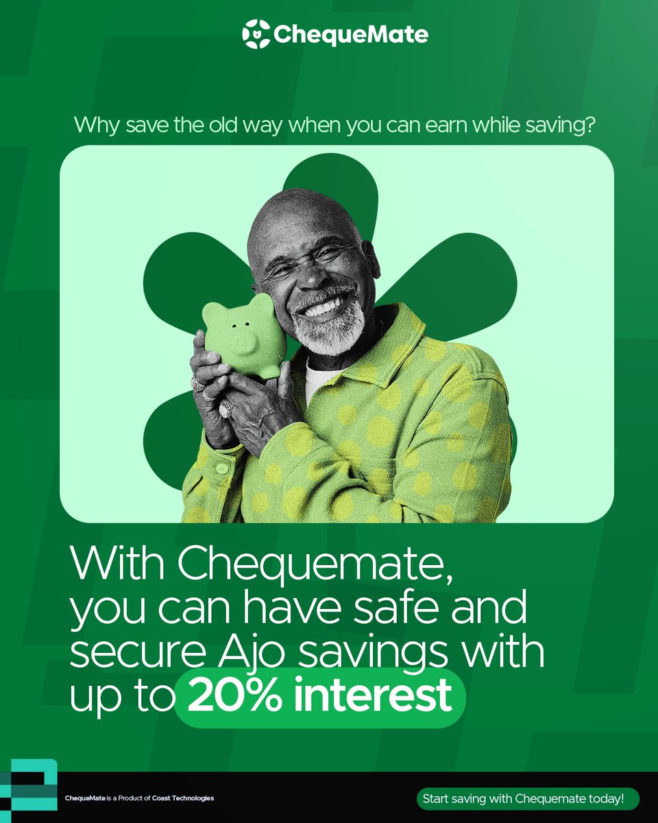 Smarter savings, bigger results. Choose Chequemate now, visit onelink.to/ncz29W