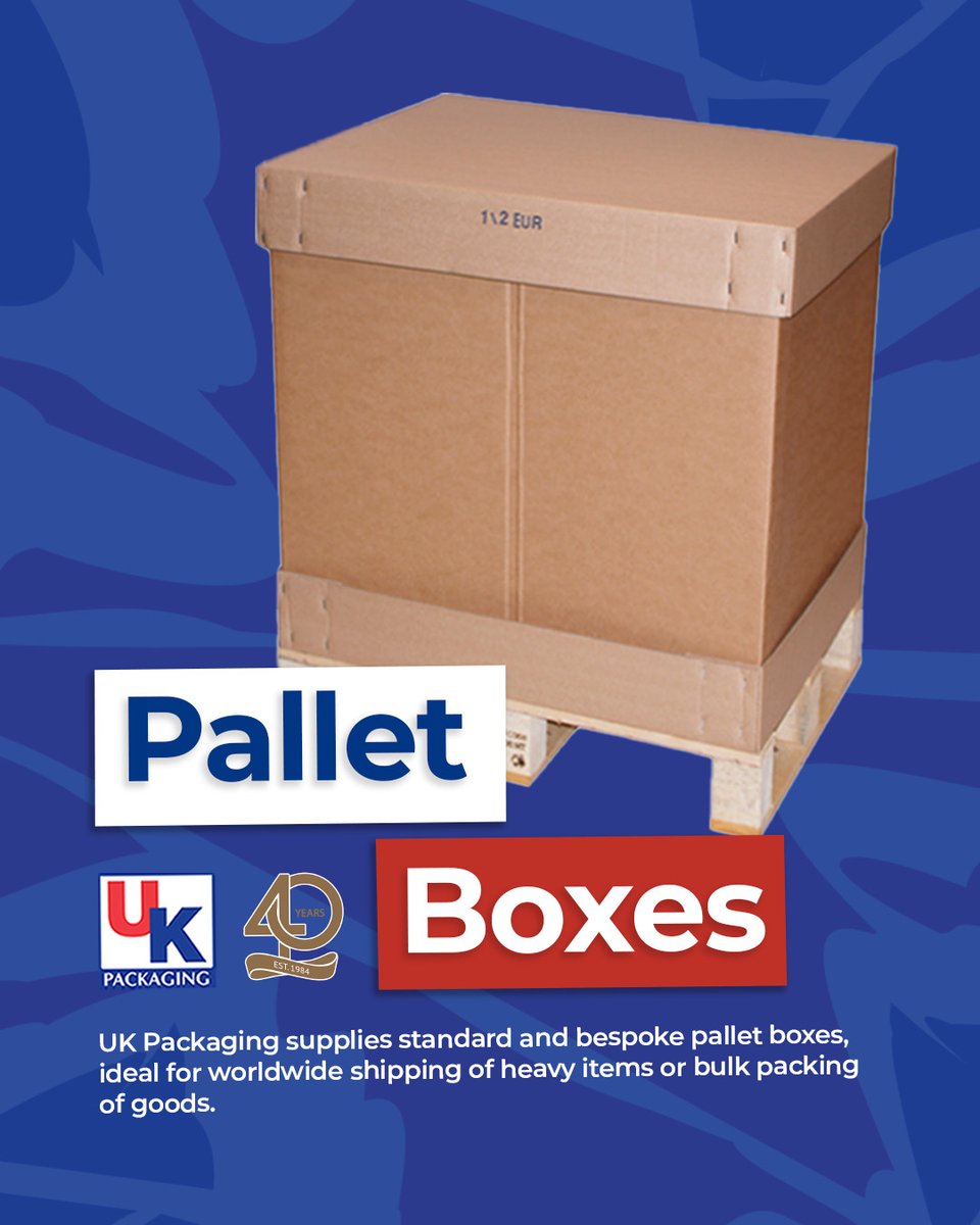 #Strength, security, and #sustainability—our pallet boxes deliver it all. 📦🌱

Engineered for heavy-duty performance, our #palletboxes  optimise space and stability in transit and storage.

Explore the full #pallet box range on our website today.

ukplc.co.uk/product/carton… 🔗