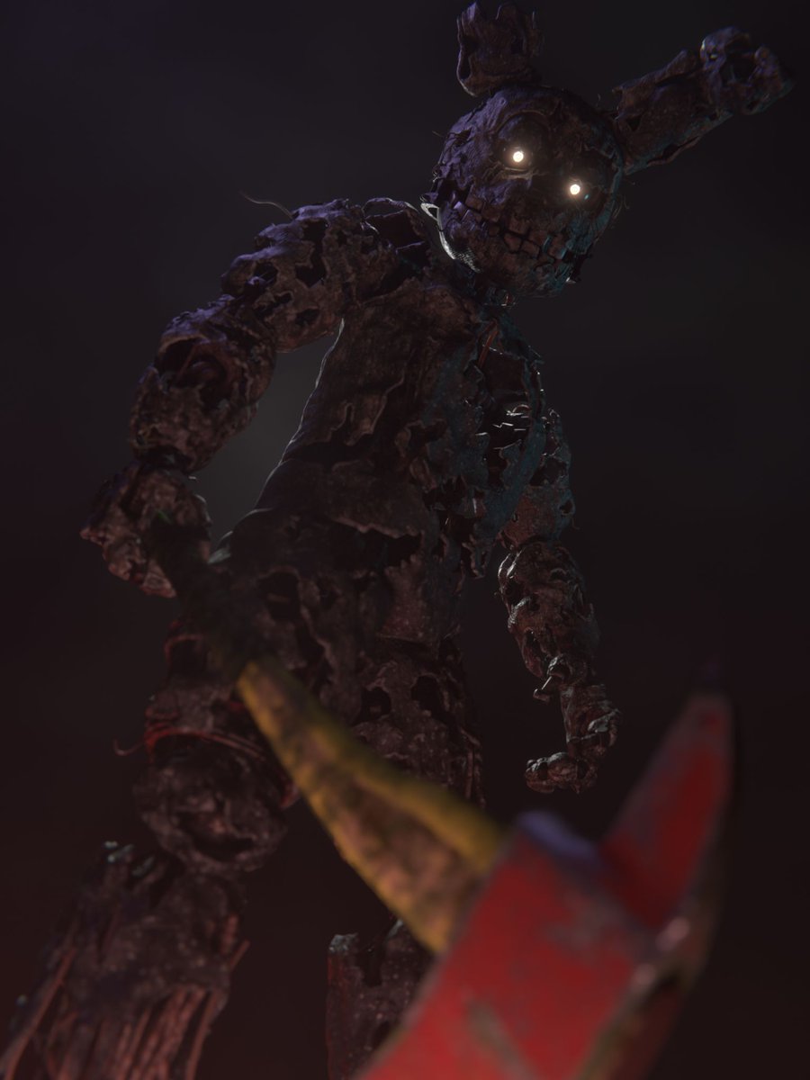 AlexExodius's tweet image. Been busy trying to render out an animation, but in the meantime have this DBD inspired Springtrap render.
#blender #fnaf #fnaf3 #springtrap #DeadbyDaylight