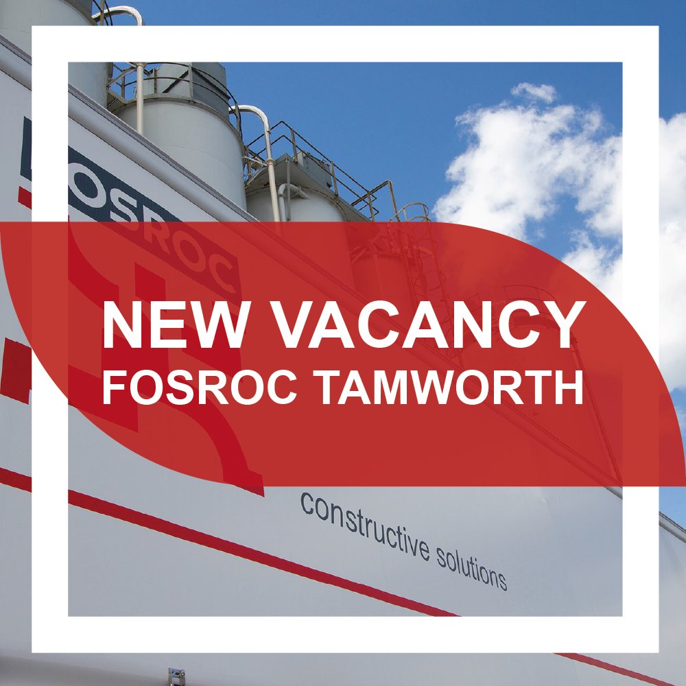 🚨 We’re Hiring in Tamworth! 🚨
Join a global leader in construction solutions — two exciting opportunities are now open at Fosroc Tamworth:

🔬 Apprentice Chemist
Kickstart your career in our technical team and gain hands-on lab experience.
📅 Apply by 25th May
🔗