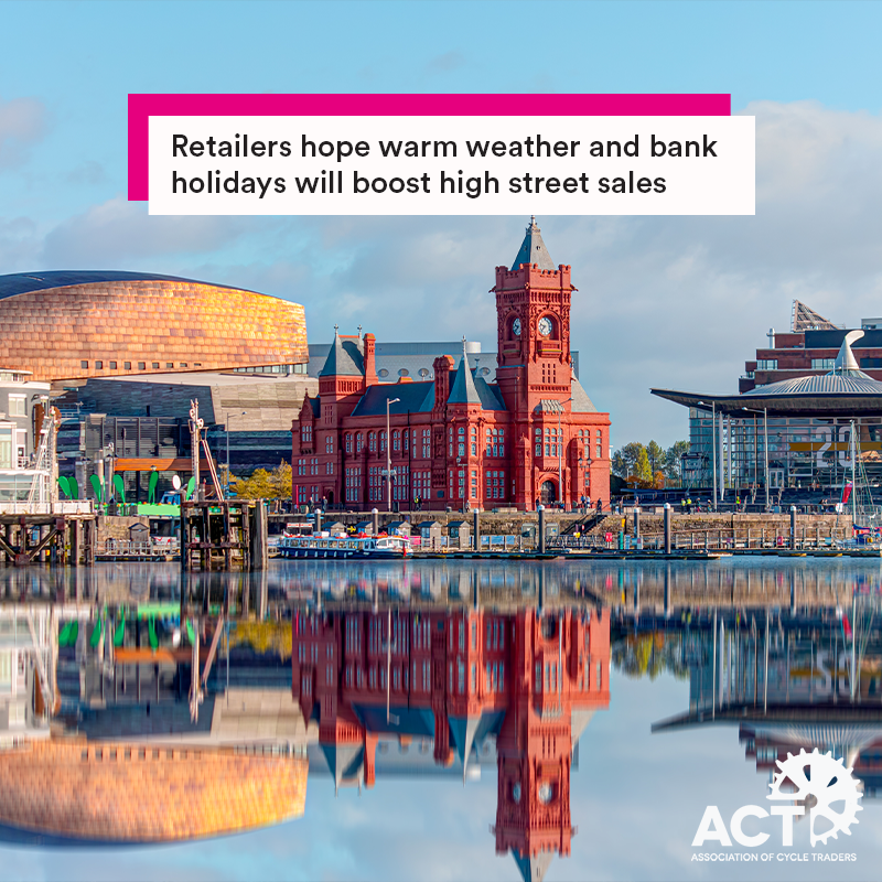 theACT_UK's tweet image. ACT parent company Bira has said that recent data showing increased consumer spending in April offers encouragement, but warns that rising business costs continue to challenge independent shops.

Read full story - bit.ly/Bank-Holiday-B…

#RetailSupport #CycleNews #BusinessCosts