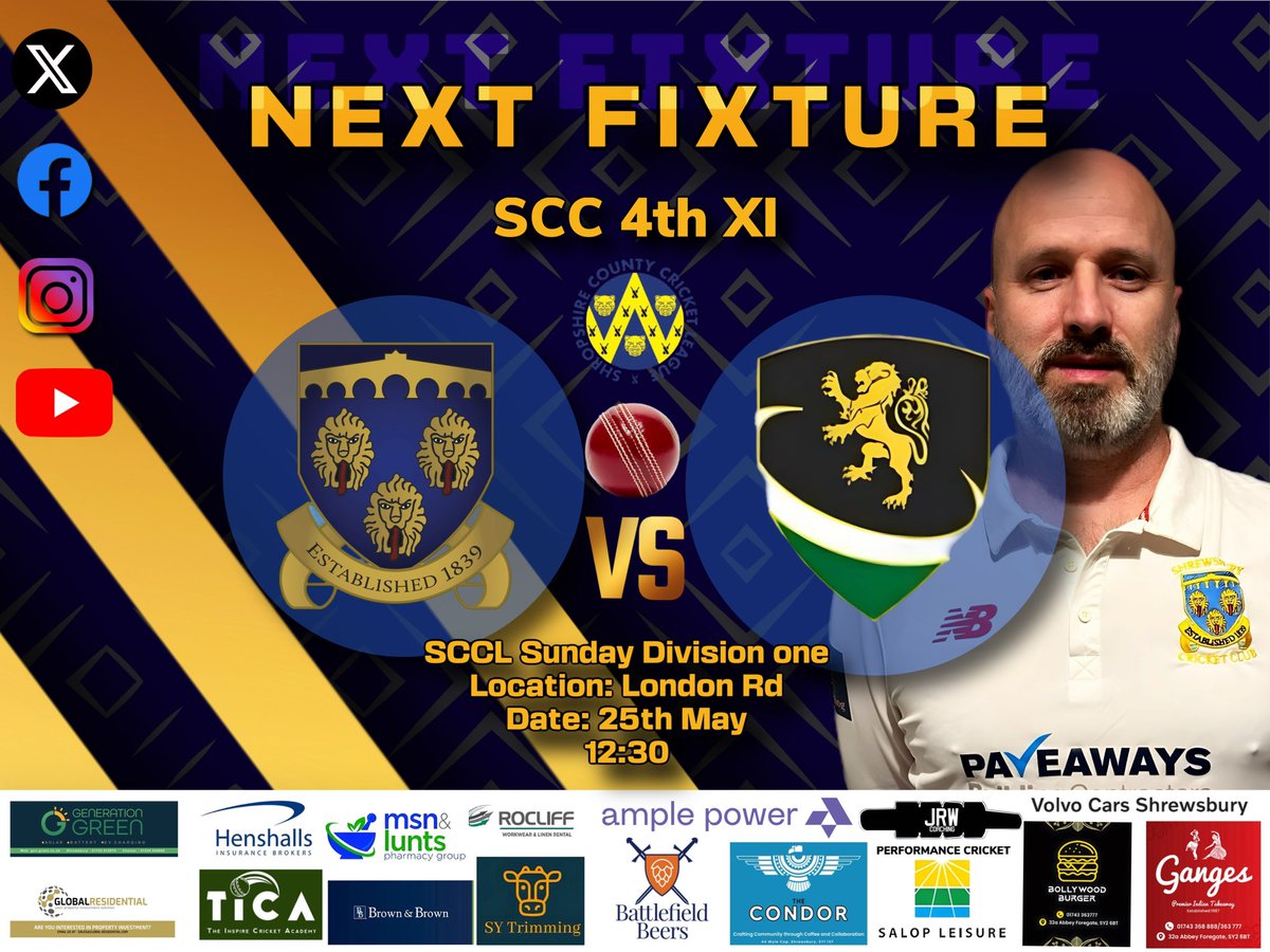 Shrewsbury Cricket Club tweet media