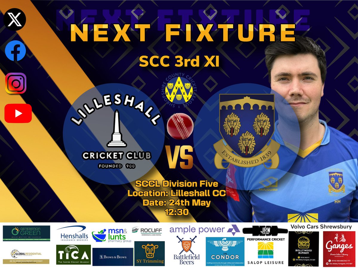 Shrewsbury Cricket Club tweet media