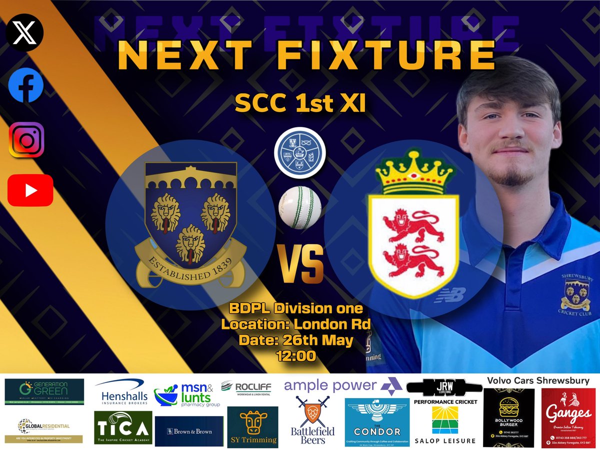 Shrewsbury Cricket Club tweet media