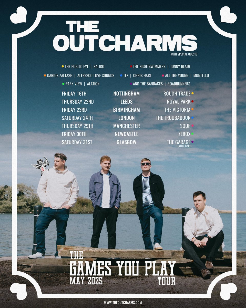 The Outcharms (@theoutcharms) on Twitter photo Back at it tomorrow in Dirty Leeds 💛
Hearing that there’s only a handful left so let’s get this sold out. Remaining Brum and London tickets are also on the move.
Let’s celebrate the bank holiday weekend in style, link below. UTC x
linktr.ee/theoutcharms
📸 <a href="/DKA_demon/">David Andrews</a> Back at it tomorrow in Dirty Leeds 💛
Hearing that there’s only a handful left so let’s get this sold out. Remaining Brum and London tickets are also on the move.
Let’s celebrate the bank holiday weekend in style, link below. UTC x
linktr.ee/theoutcharms
📸 <a href="/DKA_demon/">David Andrews</a>