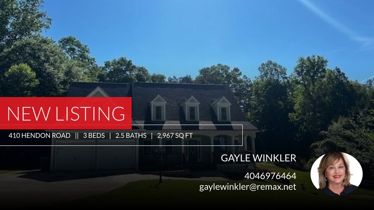 winkskapp's tweet photo. 📍 New Listing 📍 Take a look at this fantastic new property that just hit the market located at 410 Hendon Road in Woodstock. Reach out here or at 4046976464 for more information

Gayle Winkler
ReMax Town &amp; Count... https://t.co/sn2C5ryB2e https://t.co/b5DS2TM4sl
