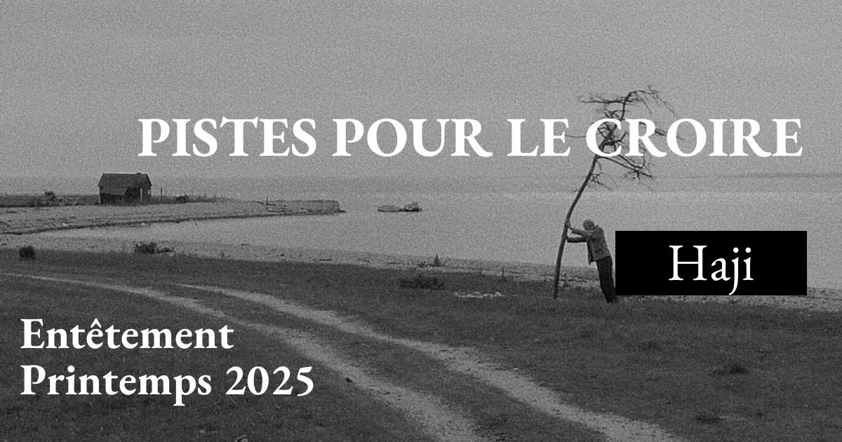 entetementrevue's tweet image. *** Pistes pour le croire ***
Haji
"Le nihilisme n’est rien. Rien qu’un vulgaire défaut de sens appuyé de toute sa lourdeur sur toute la douleur du monde."
entetement.com/pistes-pour-le…
