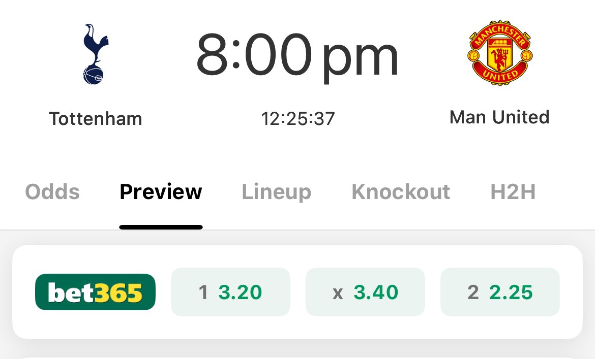 Spurs are 100% winning this. Solanke or Son score before the 20th minute and Utd just don’t recover. Will end 2-0 or 2-1 with a consolation towards the end.
