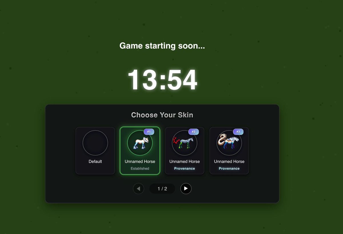 MythicRun's tweet photo. @StacksDevs @Stacks https://t.co/z6KvazomuV - The Web3 ultimate entertainment destination. A rich immersive magical fantasy world provides a unique collecting and gaming experience. Multiple games combining skill and strategy, fueled by the native Horsie coin token and all powered by Clarity. https://t.co/9Ruf2a5lx2