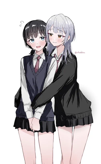 うちの子カラー #創作百合