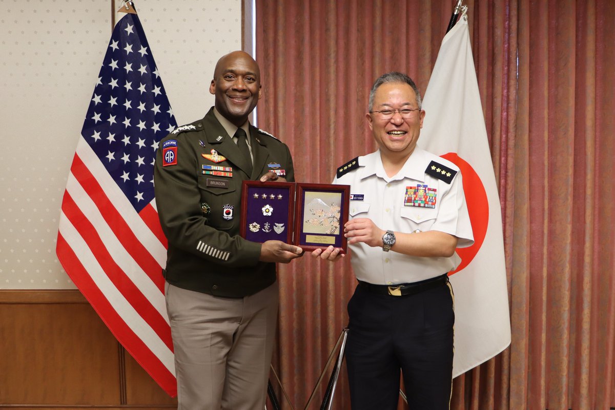 5月20日、#吉田圭秀統合幕僚長 は在韓米軍司令官ゼイビア・T
