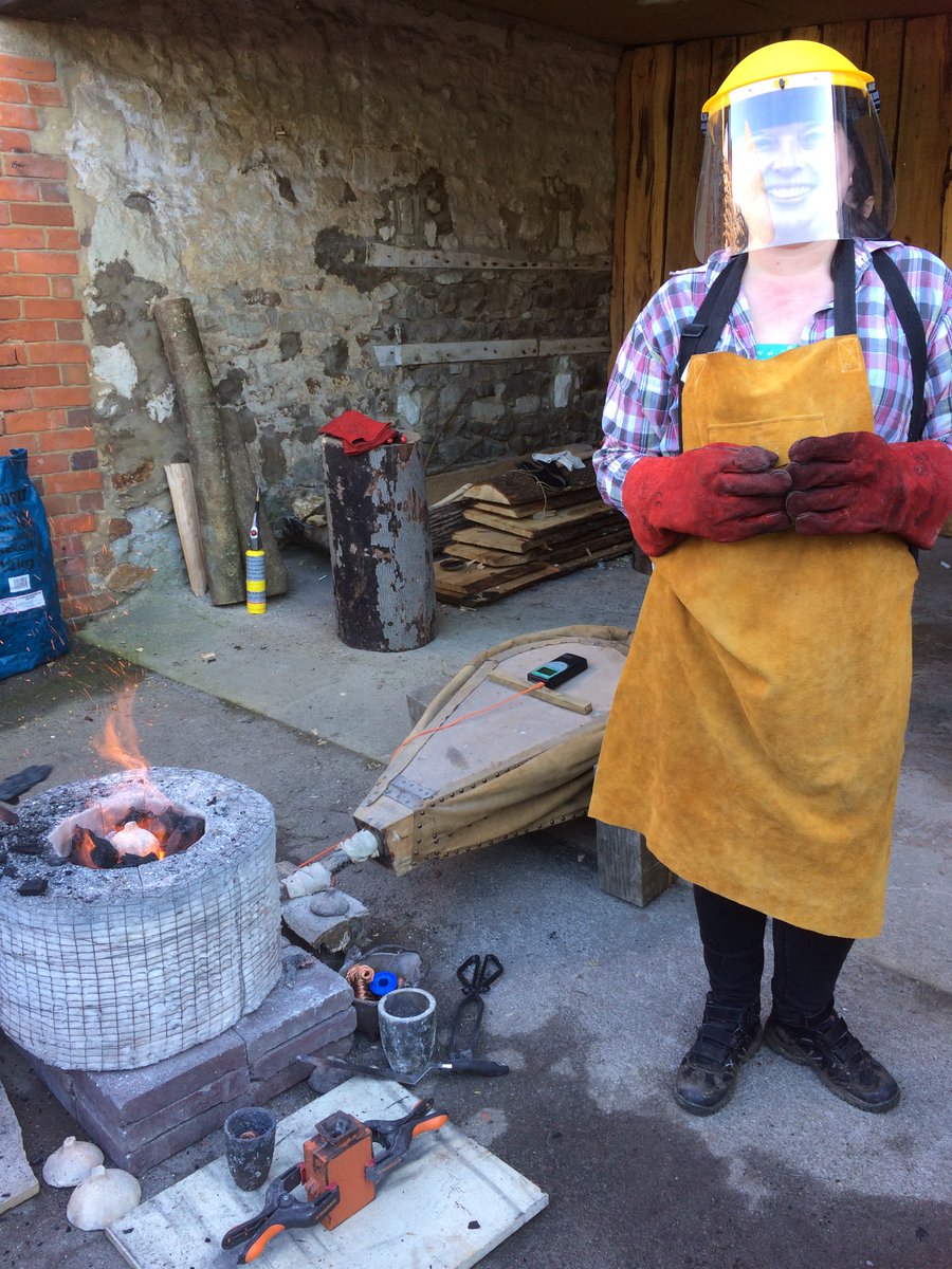 6 years ago I took part in an excellent course at Berrycroft Hub, making Copper Age axes, as research for a novel. I'm pleased to say that my next novel, 'Coppersmith', is now in pre-publication. Not too much longer! #writing #copper