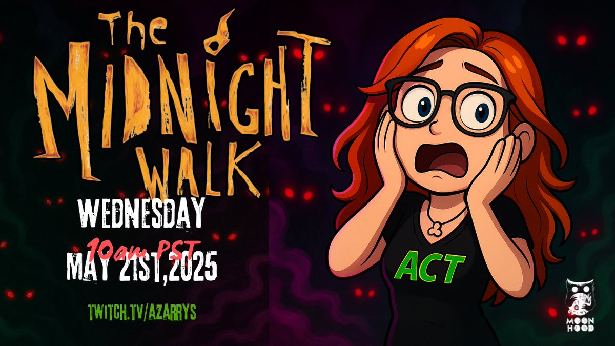 OoohCali's tweet photo. I got jumped by Molgrim, Potboy got snatched, and Iโm STILL going back for more.
๐ฎ LIVE at 10AM PST
๐ฏ๏ธ Creepy vibes, chaos energy, cursed puzzles, and YOUR screams included.
๐บ https://t.co/hNl22cW1mS
๐ You belong here. #ACTFam #AlwaysComeTogether #TwitchStreamer #IndieGames #HorrorStreamer #TheMidnightWalk #ScreamStream #LGBTQStreamers #StreamerCommunity #SupportSmallStreamers