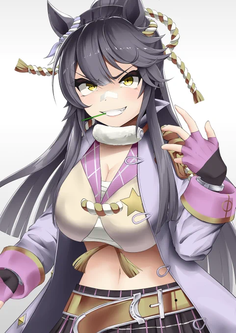 かっこよく描く練習#ナリタブライアン 